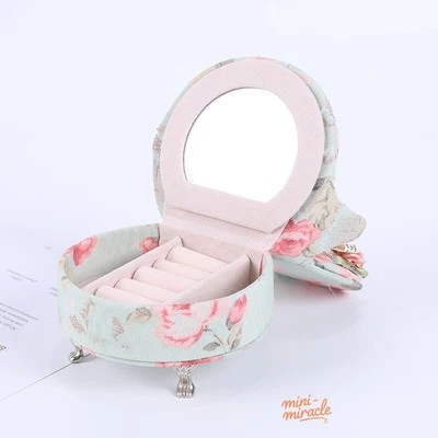 1:6 Casa de Muñecas Miniatura Vintage Corazón Joyería Cajas de Almacenamiento Sillón Muebles Foto 1 de 3