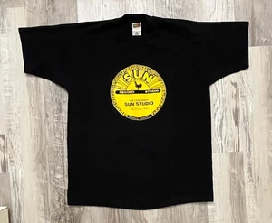 Vintage 90s Sun Record Studio Memphis Tennessee Shirt Size XL Single Stitch - Picture 1 of 7