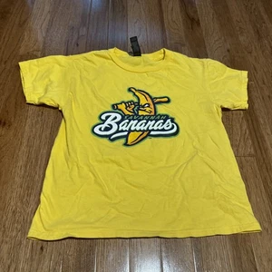 SAVANNAH BANANAS BASEBALL GILDAN YELLOW T-SHIRT YOUTH Medium - Picture 1 of 3