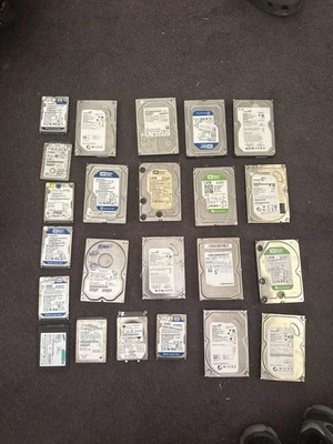 Hard Drives Bulk Lot | x23 | 80GB-1TB | Laptops | PCs | - image 1 of 4