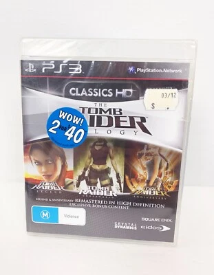 Sony Playstation 3 Tomb Raider Trilogy Game R4 PAL AU/NZ -- SEALED - Image 1 of 4