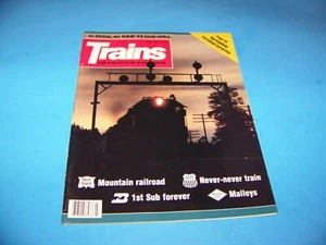 Trains Magazine "The Magazine Of Railroading" Vintage  July 1987  - Picture 1 of 3