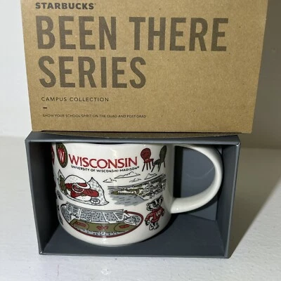 Starbucks UNIVERSITY OF WISCONSIN Been There Series Collectible Mug 14 Oz NEW! - Image 1 of 4