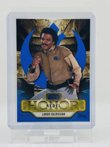 2025 Topps Star Wars Meiyo Lando Calrissian Rebel Honor #RBH-6 BLUE FOIL /50 - Picture 1 of 2