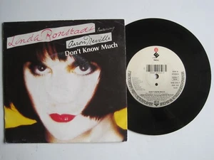 LINDA RONSTADT FEAT. AARON NEVILLE - DON'T KNOW MUCH - 7" 45 rpm vinyl record - Picture 1 of 1