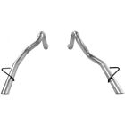 Flowmaster 15804 Prebent Tailpipes - 2.50 in. Rear Exit - Pair Fits select: 1...