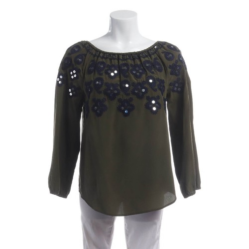 Camicia Tory Burch verde blu 36 US 6