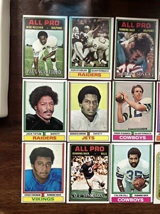1974 Topps FOOTBALL Near Complete SET Mid-Grade OJ-STAUBACH- Many Rookies - Picture 1 of 11