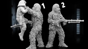 Chewbacca, Jeu Star Wars Legion & Shatterpoint, Impression 3d - Imagen 1 de 1