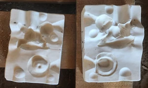 Stampo Albertas vintage in ceramica antiscivolo #A-95 pescatore bambino - Foto 1 di 3