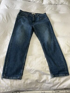 Everlane Jeans Mens 35x30 Blue Denim Slim Fit Straight Leg Stretch Pants - Picture 1 of 8