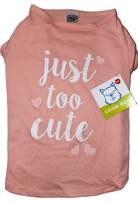 Camiseta Simply Wag "Just too Cute", 💕 Cachorro/Perro, Mediana Foto 1 de 4