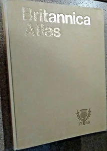 `1975 Britannica Atlas Coffee-Table book complete with Maps of the world ! - Picture 1 of 8