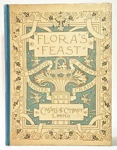 Walter Crane FLORA'S FEAST, A MASQUE OF FLOWERS 1895 - Imagen 1 de 4
