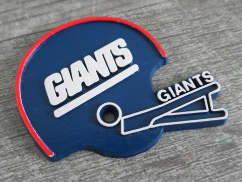 New York Giants Vintage NFL Rubber Fridge Magnet Refrigerator Standings Board Cover