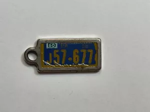 Vintage 1958 - Disabled American Veterans - Pennsylvania License Plate Key Fob - Picture 1 of 3