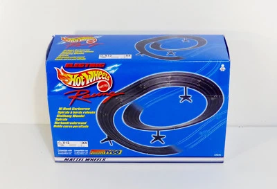Circuit Ho Slot TYCO Mattel 37676 Virage relevé complet en spirale New/Box