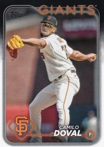 2024 Topps #213 Camilo Doval San Francisco Giants Baseball Card - Picture 1 of 2