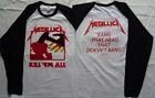 T-shirt à manches longues officiel Metallica Kill 'Em All Thrash Metal Heavy Metal