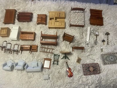 DOLLHOUSE 家具配件 批量 PIANO 桌布 — 第 1/4 张图片