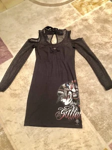women sexy sullen angels tunic dress medium nwot - Picture 1 of 7