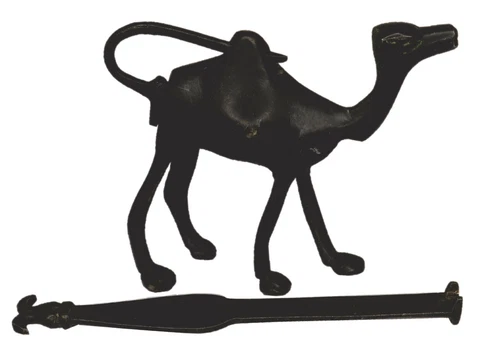 Camel Shape Door Lock Antique Vintage Style Handmade Brass Padlock Puzzle Lock Cover