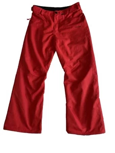Volcom Snowboarding Ski Pants Red Ergo Fit 10,000 MM Women’s M - Picture 1 of 12
