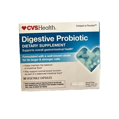 Suplemento dietético probiótico digestivo CVS 50 caducidad: 03/2026 Foto 1 de 4