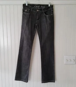 Cest Toi Bootcut Womens Size 7 Vintage Black Jeans Zipper Pocket #RC1277 - Picture 1 of 21
