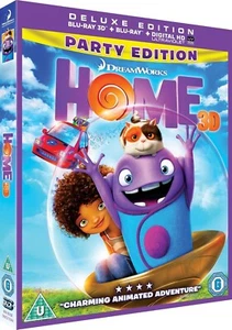 HOME (2015) 3D + 2D Blu-Ray BRAND NEW (USA Compatible) - Picture 1 of 1