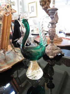 Art Deco Murano Glass Bird - Picture 1 of 4