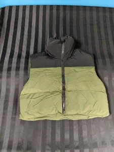 Jzc Womens Puffer Vest Medium Black And Green - Picture 1 of 4