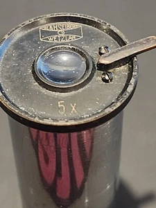 W H Siebert Wetzlar 5X Mikroskop Okular Zeiger Antik - Bild 1 von 5