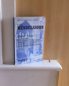 Saint Paul; by Mendelssohn    (Kalmus Vocal Scores 6298) - Imagen 1 de 1