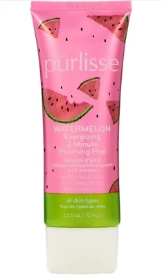 Purlisse Sandía Energizante 2 Minutos Pulido Peel Exfoliante 2.5 Fl Oz Nuevo Foto 1 de 3