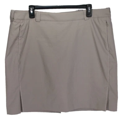 Nike Golf Tour Performance Skort Womens Size 16 Dark Tan Skirt Built In Shorts - Image 1 of 4