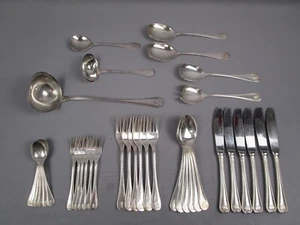 Nica Solingen - Besteck - 6 Personen / 37 Teile - 100er Versilberung - Bild 1 von 19