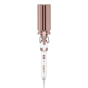 Conair Double Ceramic 3 Barrel Curling Iron, Hair Waver, Create Beachy Waves - Picture 1 of 7