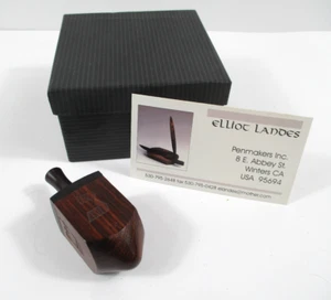** Elliot Landes Wooden Dreidel Handmade With Case - Picture 1 of 4