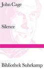 Silence (Bibliothek Suhrkamp) von John Cage | Buch | Zustand sehr gut