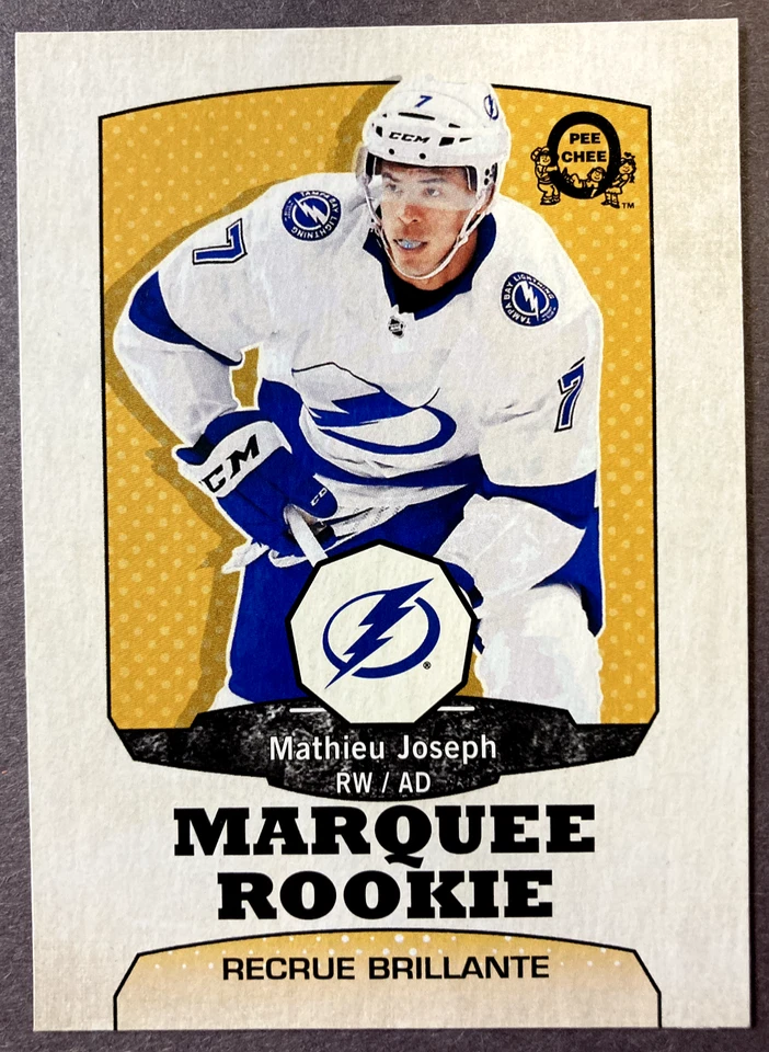 2018-19 O-Pee-Chee Marquee Rookie Retro #620 Mathieu Joseph Tampa Bay Lightning - Image 1 of 1