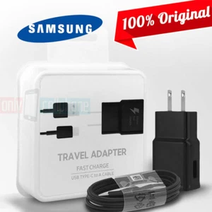 NEW Samsung Fast Charger and/or USB-C Cable for Galaxy S23/S22/S21/S20/FE/Ultra - Picture 1 of 5