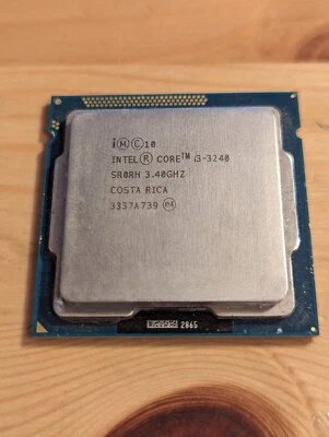 CPU Intel Core i3-3240 | 3.40 GHz, 2c/4t, 55 W, iGPU | 3rd gen Ivy Bridge, SR0RH - Immagine 1 di 4
