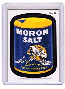 2012 Wacky Packages All New Series 9 {ANS9} "MORON SALT" #3 Magnet. - Picture 1 of 1