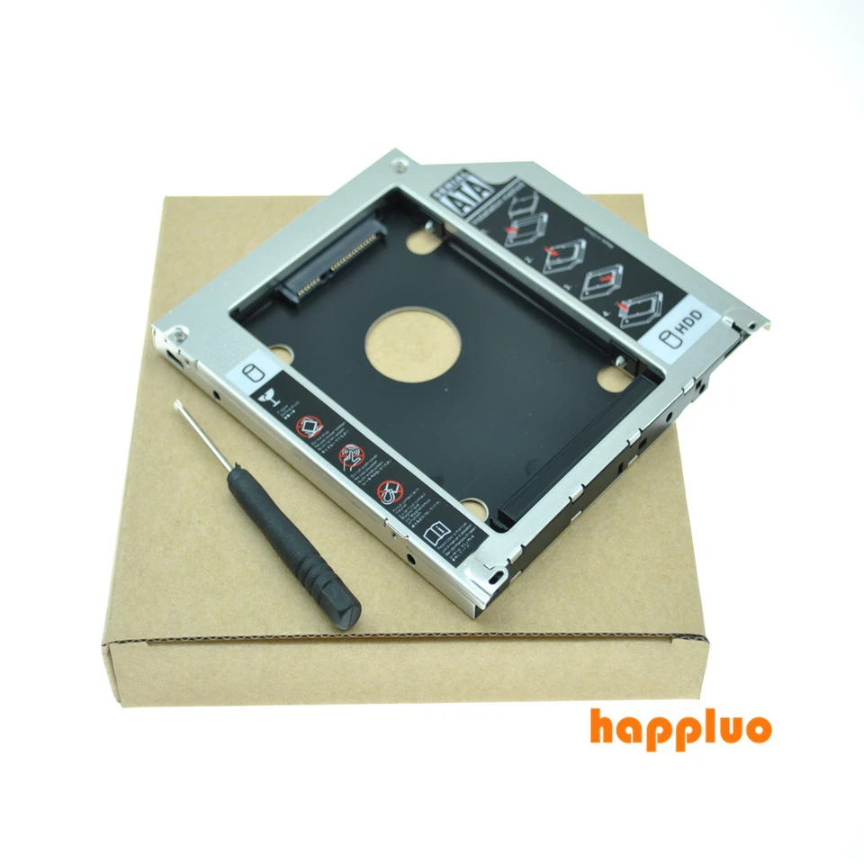 2nd HDD Caddy Tray SATA to SATA 3.0 SSD Case 2.5" 7mm 9.5 mm Hard Disk Driver - Image 1 of 1