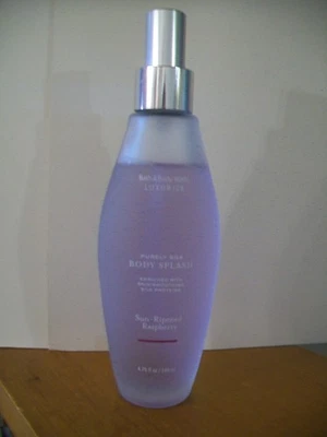 BATH & BODY WORKS Sun Ripened Raspberry Purely Silk Body Splash Perfume 4.75oz - Image 1 of 4