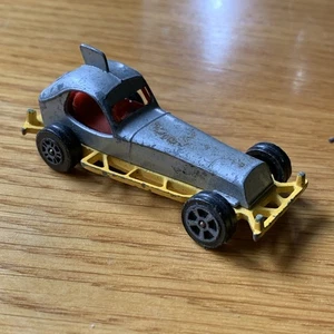 Corgi Juniors Super Stock Car Whizzwheels Silver Yellow - Picture 1 of 6