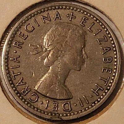 Great Britain Elizabeth II 1956 6 Pence Coin - Image 1 of 2