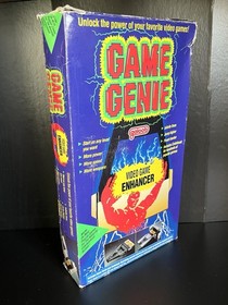 Galoob - Game Genie - Nintendo NES Game Cartridge Adapter W/ BOX! *TESTED* 📦