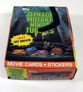 1990 Topps Teenage Mutant Ninja Turtles TMNT Movie Trading Card Box (36 Packs) - Picture 1 of 3